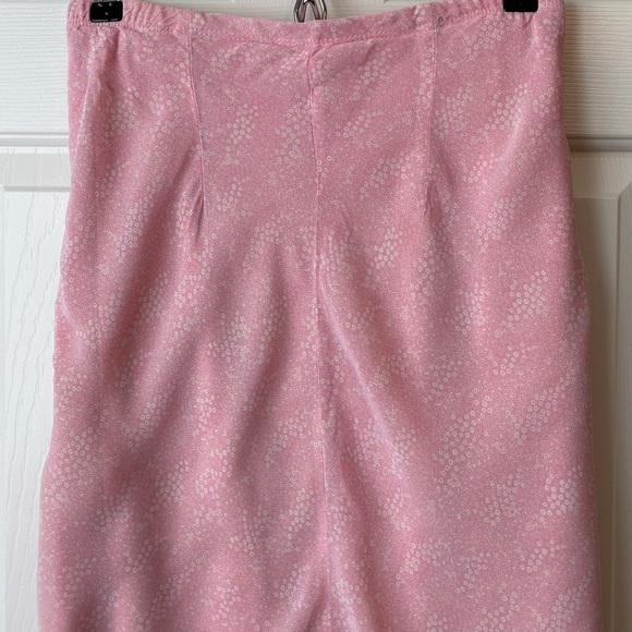 Mimi Maternity Sheer Overlay Pink Skirt - Picture 2 of 5